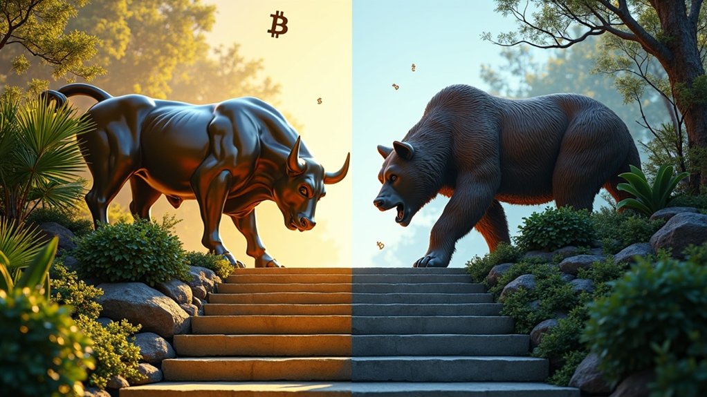 crypto bull and bear